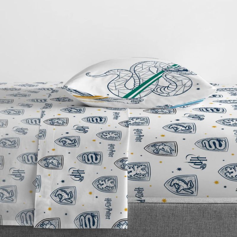 Juego de ropa de cama de 5 piezas para cama individual gris Harry Potter – Jay Franco