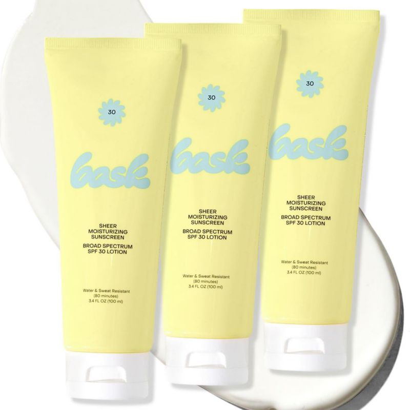 Loción protector solar Bask SPF 30 – Pack de 3 unidades 100 ml