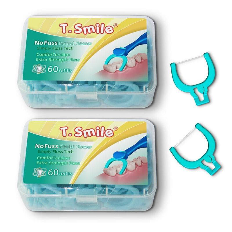 Hilo Dental T.Smile 120 Recargas Extra Fuerte