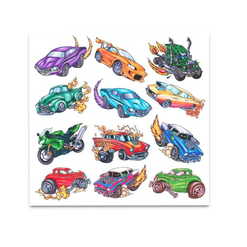 Juego de Mesa Monster Jam Pop Up + Tatuajes