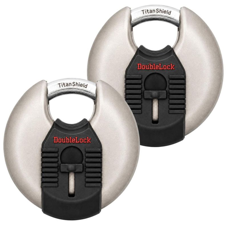 Candado DoubleLock Crab 2.0 Pack de 2 con llave idéntica