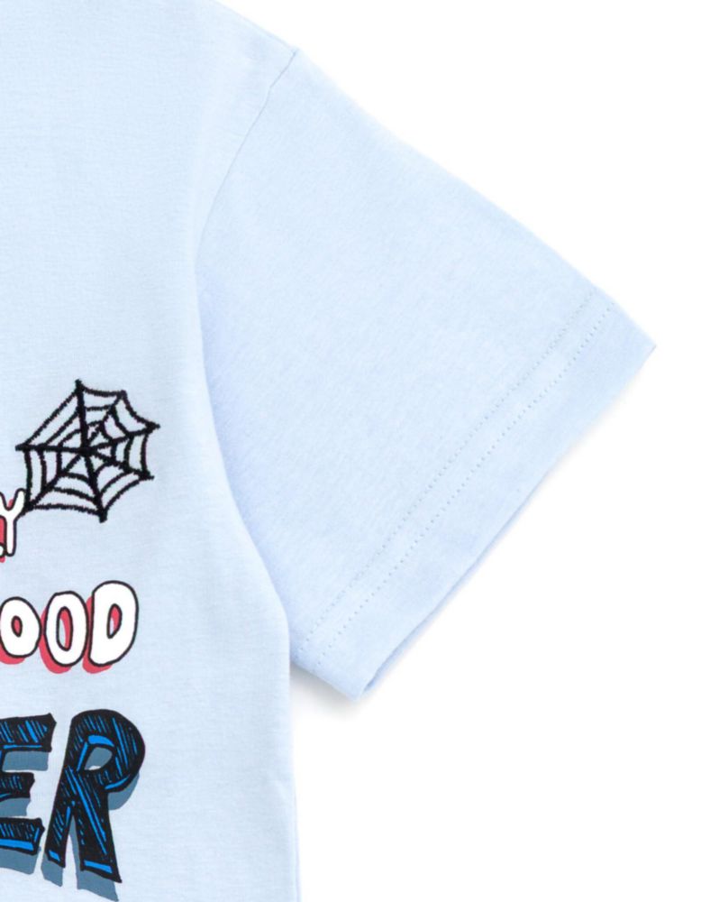 Camiseta Marvel Spider-Man Azul Pálido 3T
