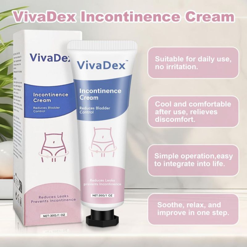 Crema VivaDex 30 g para Incontinencia – Protector de Piel Femenina