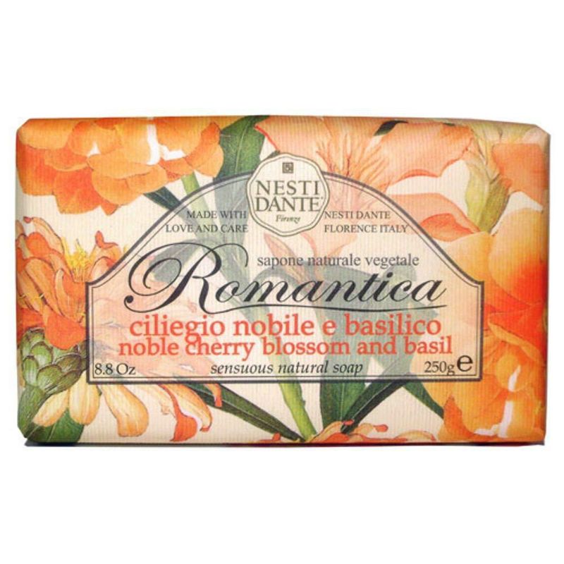 Jabón Natural Nesti Dante 250 g Flor de Cerezo y Albahaca