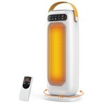 Calentador de espacio KQPZ 1500W cerámico con control remoto oscilación 110° 110V