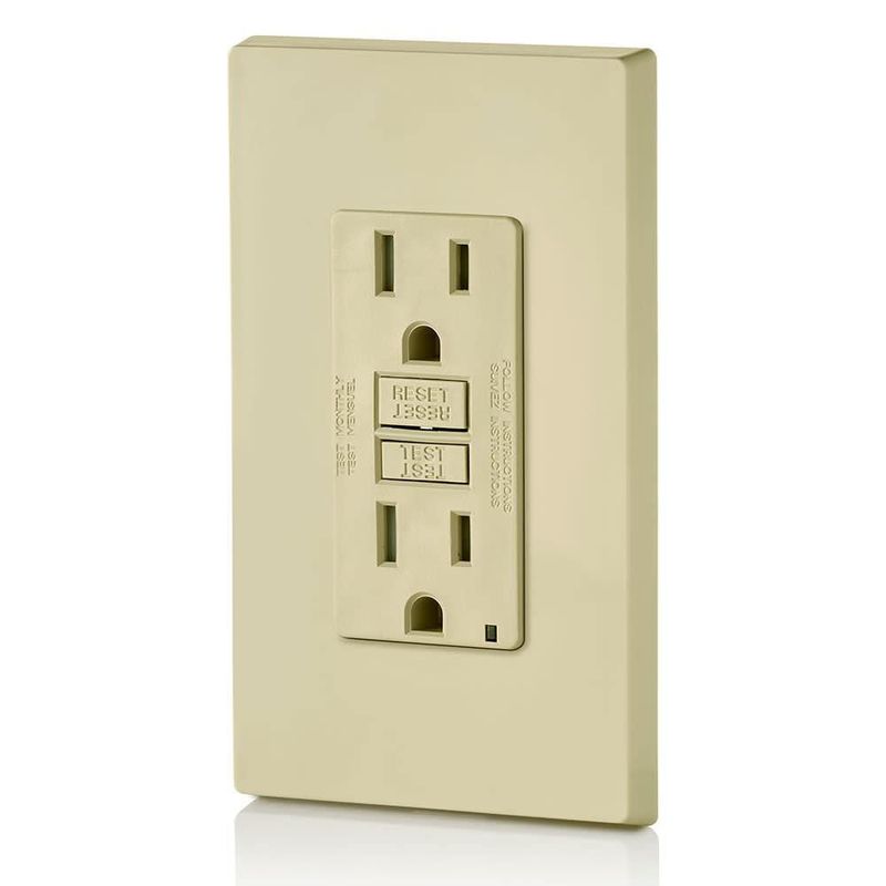 Toma eléctrica Leviton Smartlockpro GFCI 15A 125V Ivory