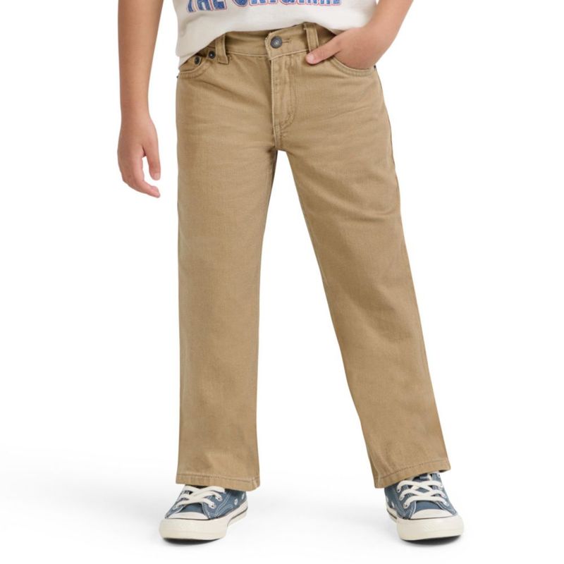 Jeans Levi's 505 Regular Fit Caqui Británico Talla 10