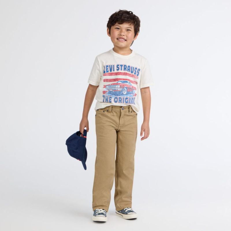 Jeans Levi's 505 Regular Fit Caqui Británico Talla 10