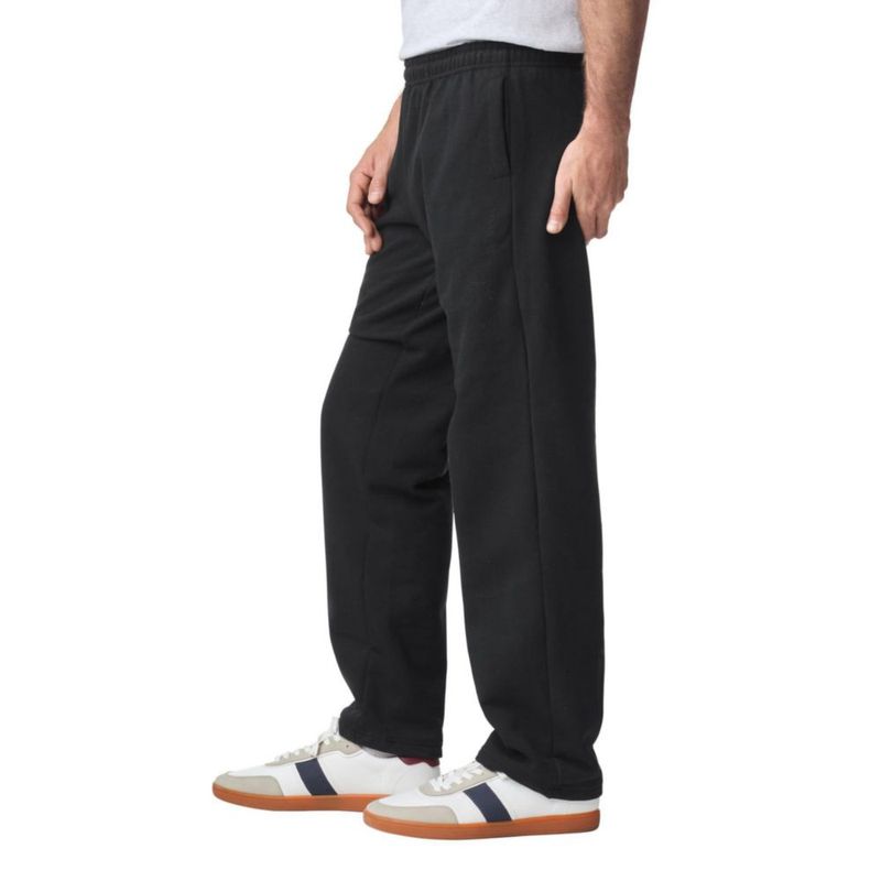 Pantalones Gildan G18300 negro talla XXL con bolsillos de forro polar