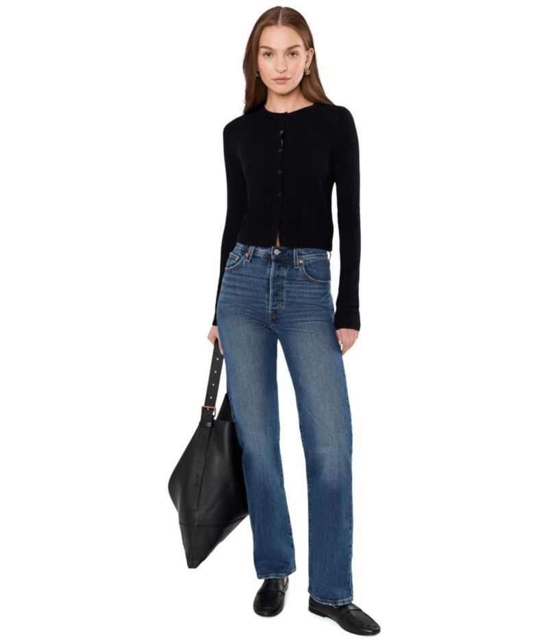 JEANS Levi's Ribcage Full Length talla 30 entrepierna 81 cm