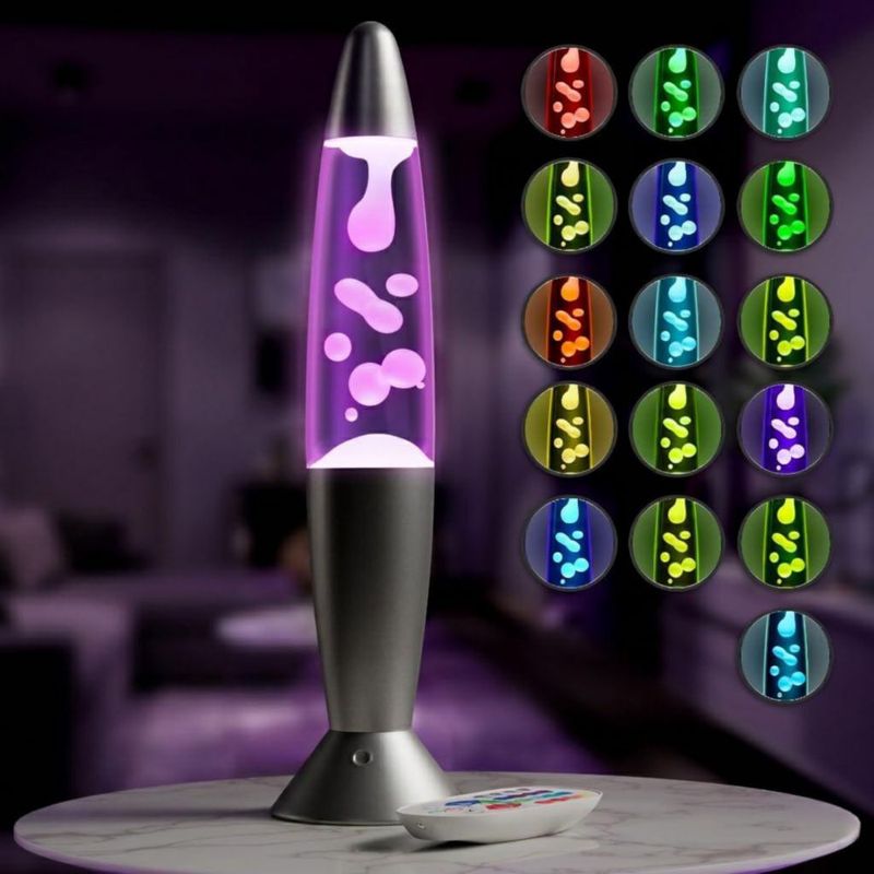 Lámpara Light You 34 cm 17 colores LED y control remoto
