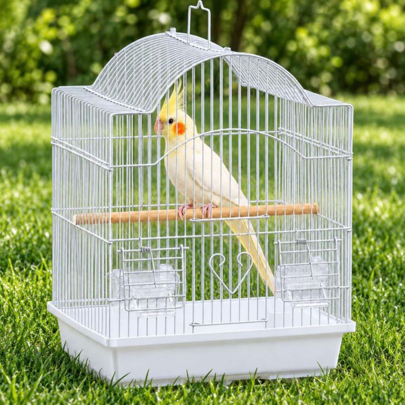 Jaula de viaje Capuca 30 cm × 23 cm × 39 cm para pájaros