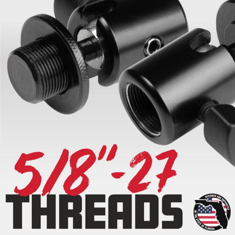 Adaptador de Micrófono Gator GFW-MIC-BALLHEAD-MT 5/8"-27