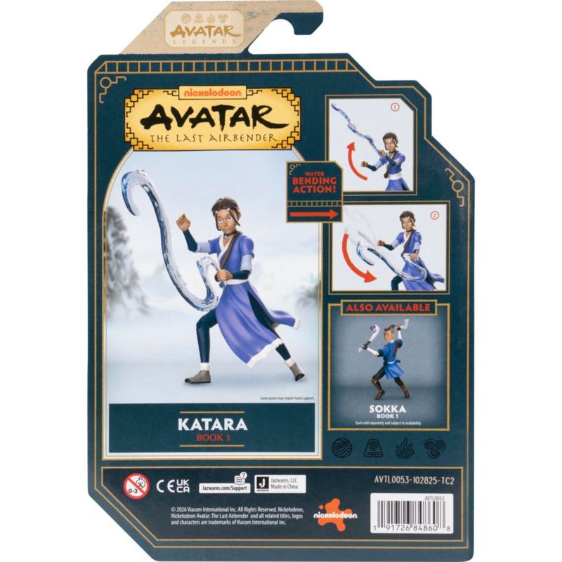 Figura de acción Jazwares Katara 11 cm Látigo de Agua