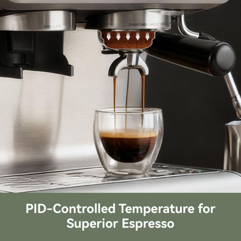Máquina de Espresso Gevi Dual Boiler con Portafiltro de 58 mm