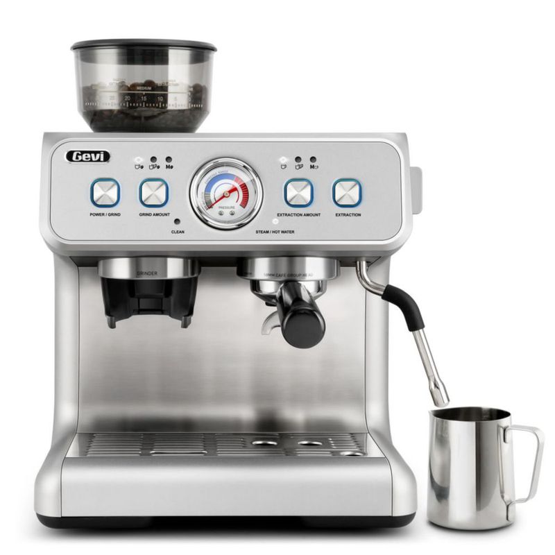 Máquina de Espresso Gevi Dual Boiler con Portafiltro de 58 mm