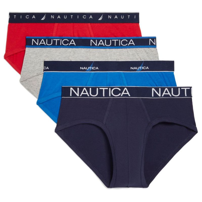 Calzoncillos Nautica 4 unidades de algodón elástico Edición Limitada