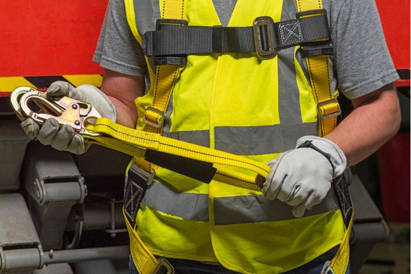 Cinta de seguridad Guardian Fall 91 cm con ganchos de acero – Cumple ANSI/OSHA