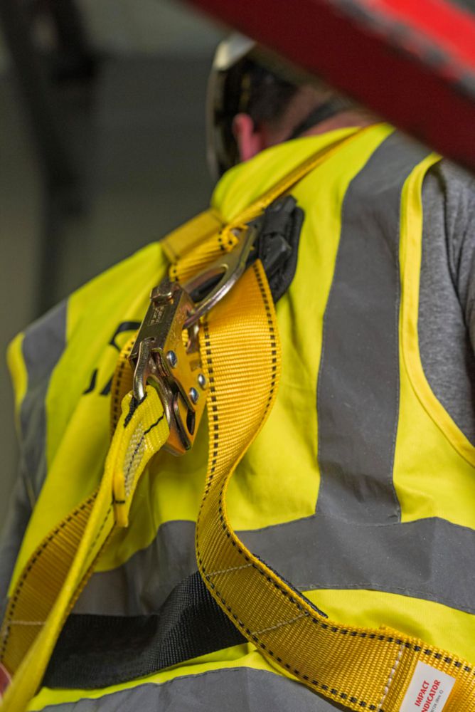 Cinta de seguridad Guardian Fall 91 cm con ganchos de acero – Cumple ANSI/OSHA