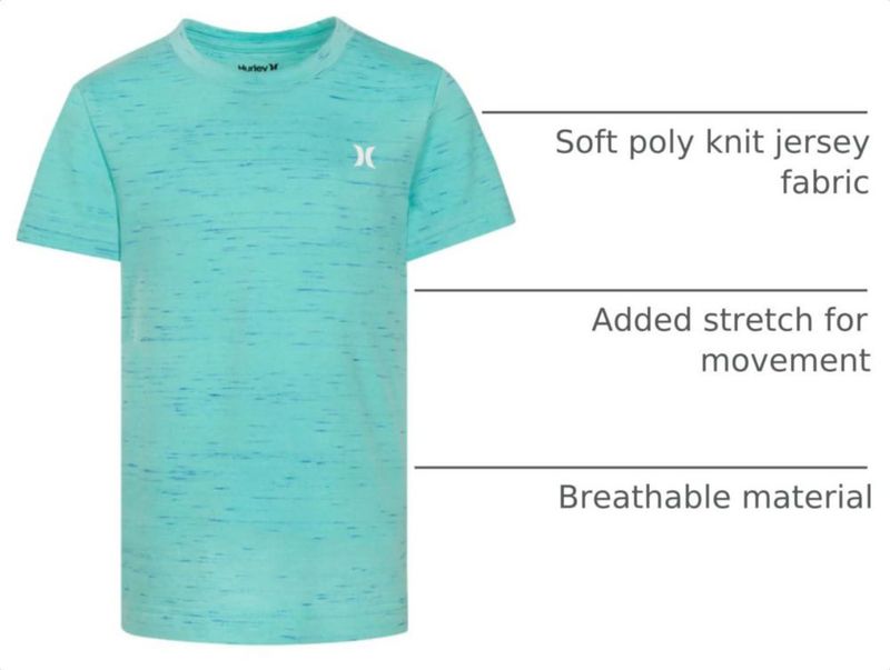 Camiseta Hurley Soft Basic Cloud Slub