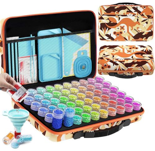 Contenedor de almacenamiento ARTDOT de 60 ranuras para kits de arte de diamantes