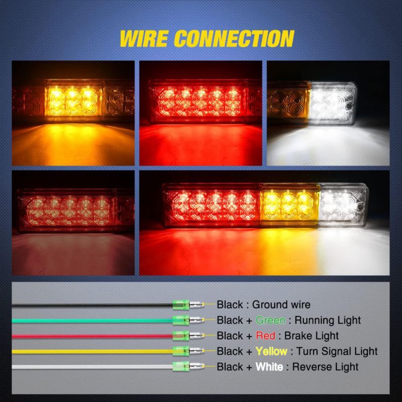 Barra de luces traseras Nilight con freno intermitentes y luz de marcha atrás