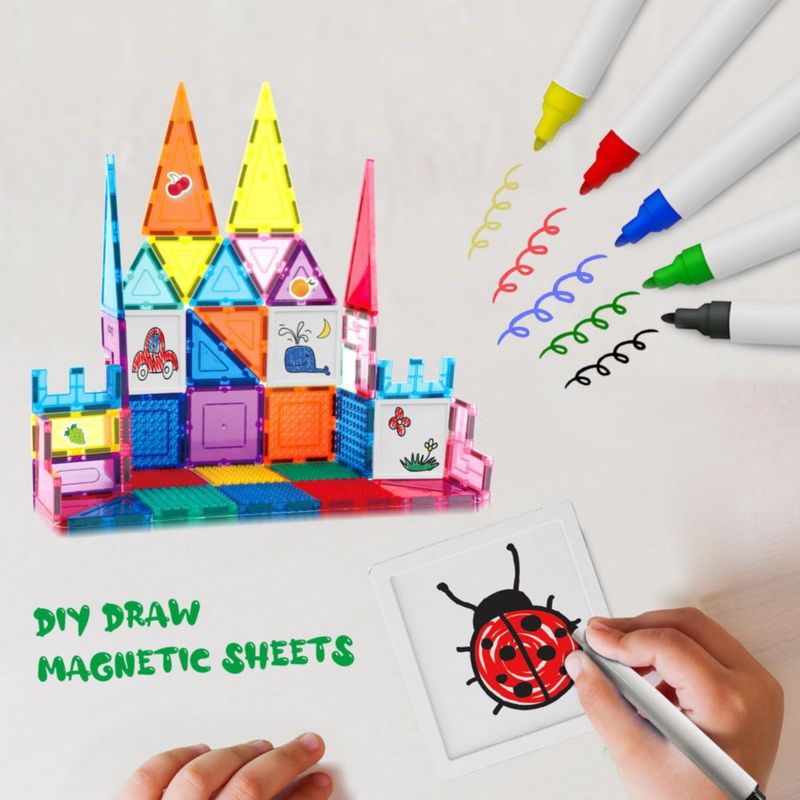 Bloques de Construcción PicassoTiles 350 piezas – Set de Aprendizaje STEM