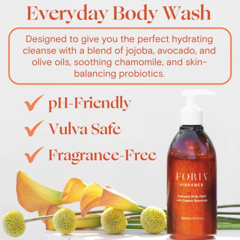 Gel de Ducha FORIA 300 ml pH Balanceado y Orgánico
