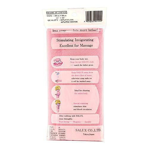 Toalla SALUX de Nylon para Belleza de la Piel – Rosa