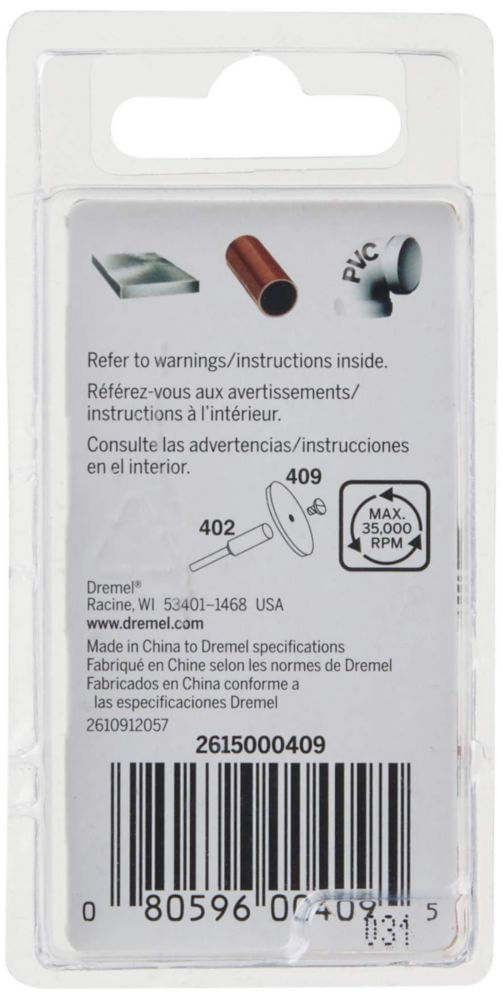 Accesorios de corte Dremel 36 piezas vástago 1/8"