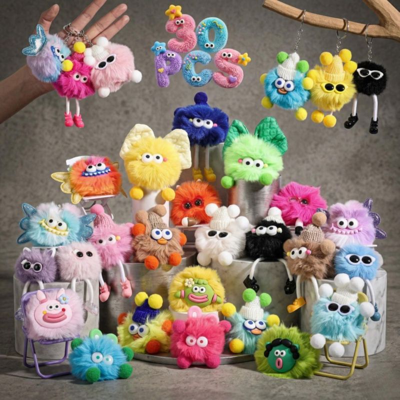 LLAVERO Fungi Fun Monster 30 UNIDADES - Regalos de Fiesta