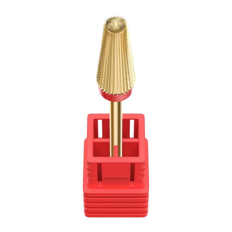 Broca para taladro de uñas Glix 5 en 1 de carburo de tungsteno 3/32"
