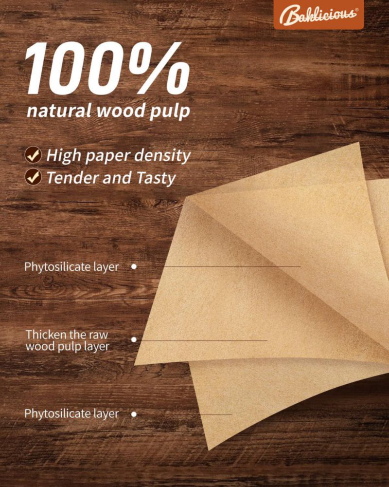 Papel de hornear BAKLICIOUS 14 cm 1100 uds antiadherente
