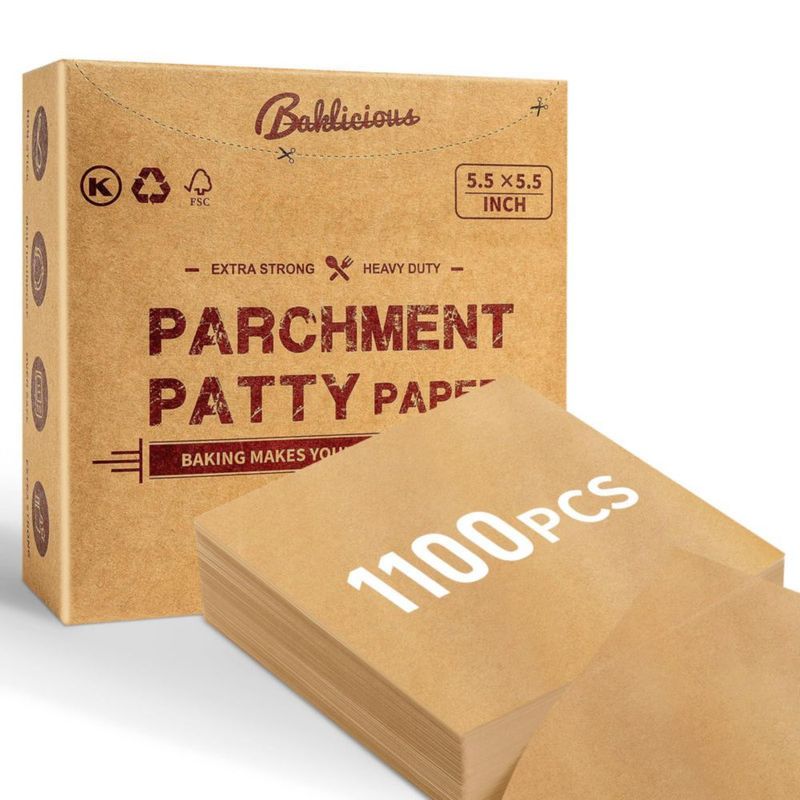 Papel de hornear BAKLICIOUS 14 cm 1100 uds antiadherente