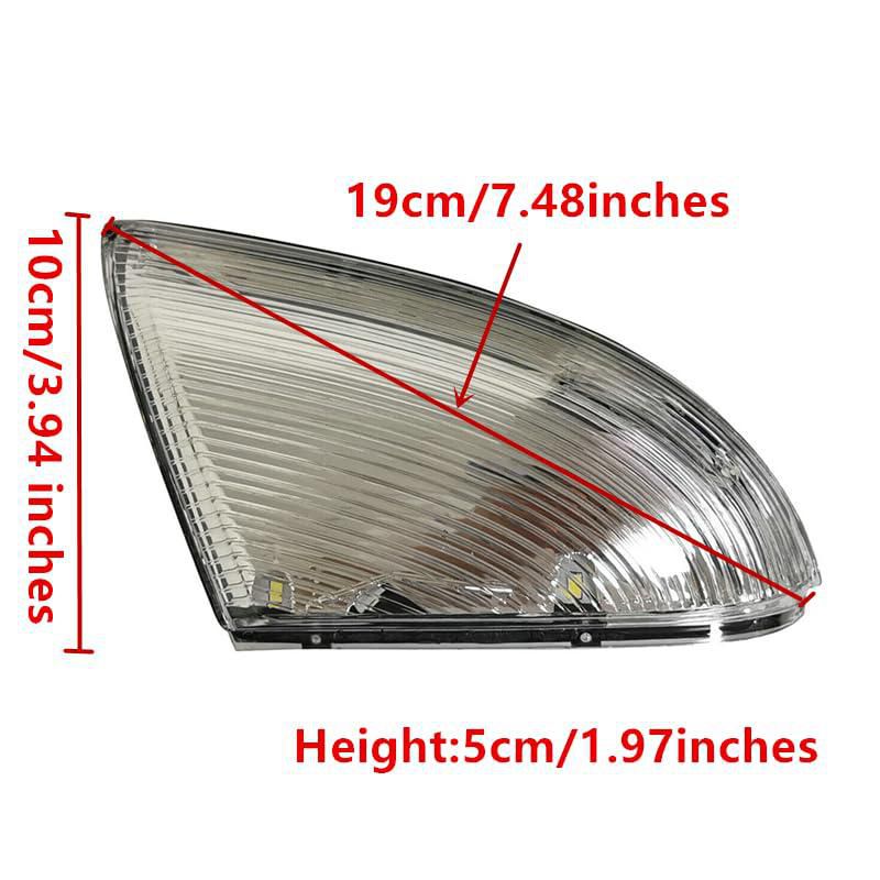 Luz de señal de giro del espejo fitfoyo para RAM 1500 2009‑2018