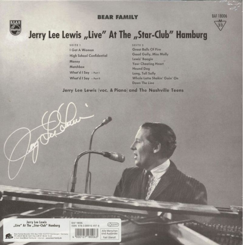 Vinilo Bear Family Records 180 gramos