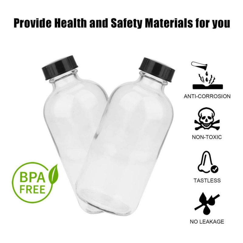 Botella Maredash 240 ml de vidrio transparente paquete de 20