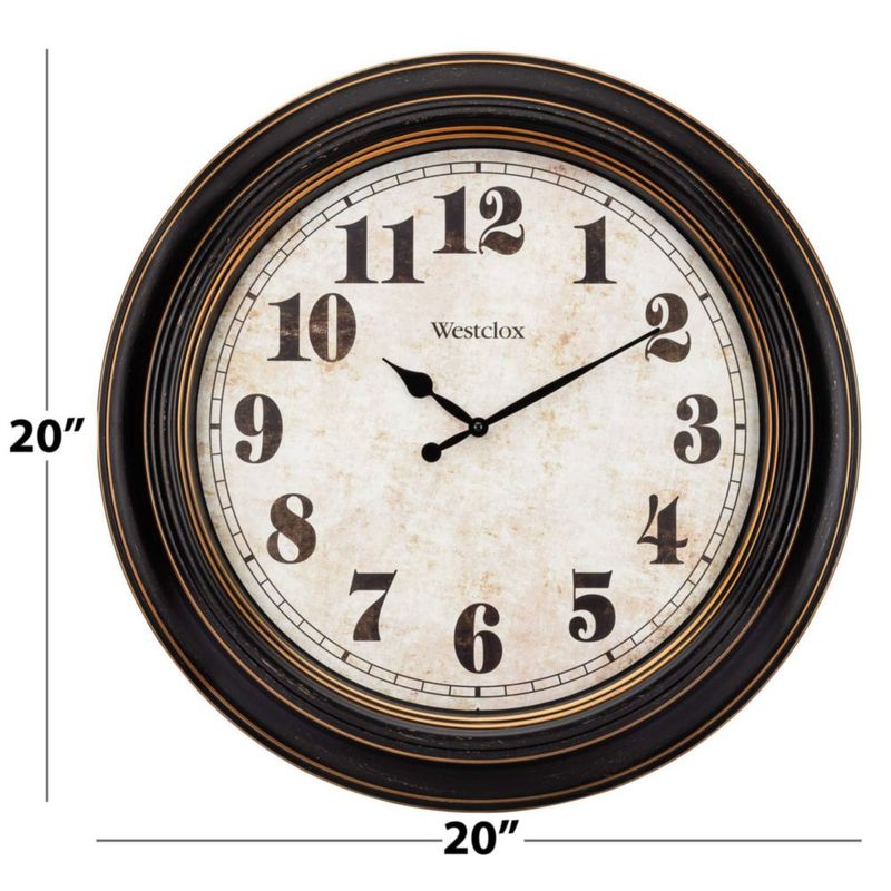 RELOJ Westclox 51 cm Rustwood a pilas