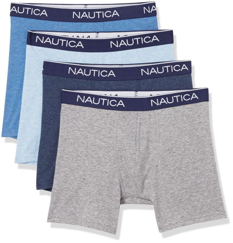 Calzoncillos bóxer Nautica pack de 4 stretch jaspeado