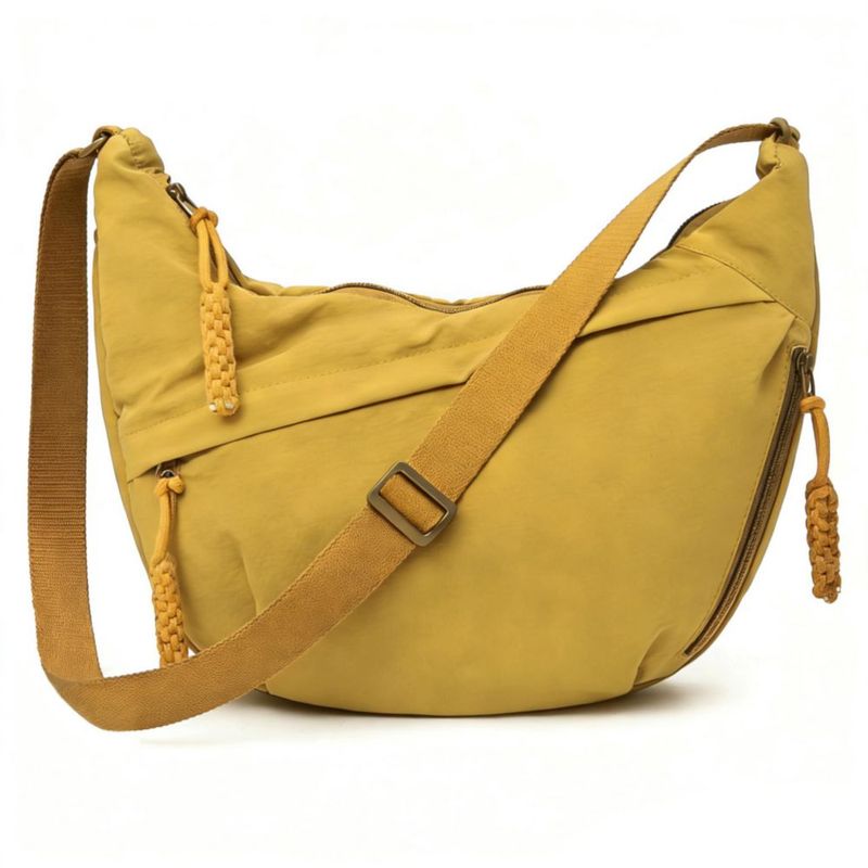 Bolso bandolera SURANXING 27 × 19 × 10 cm amarillo de gran capacidad