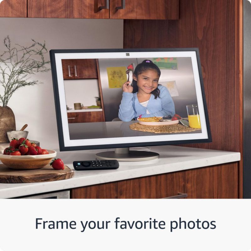 Televisor de cocina inteligente Amazon Echo Show 15 de 15.6 pulgadas HD con Alexa
