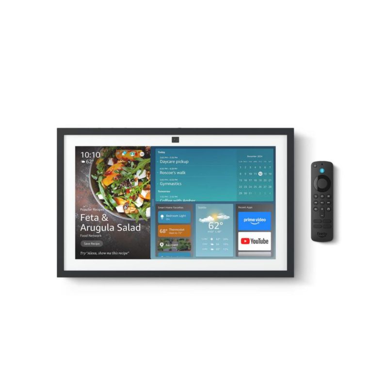 Televisor de cocina inteligente Amazon Echo Show 15 de 15.6 pulgadas HD con Alexa