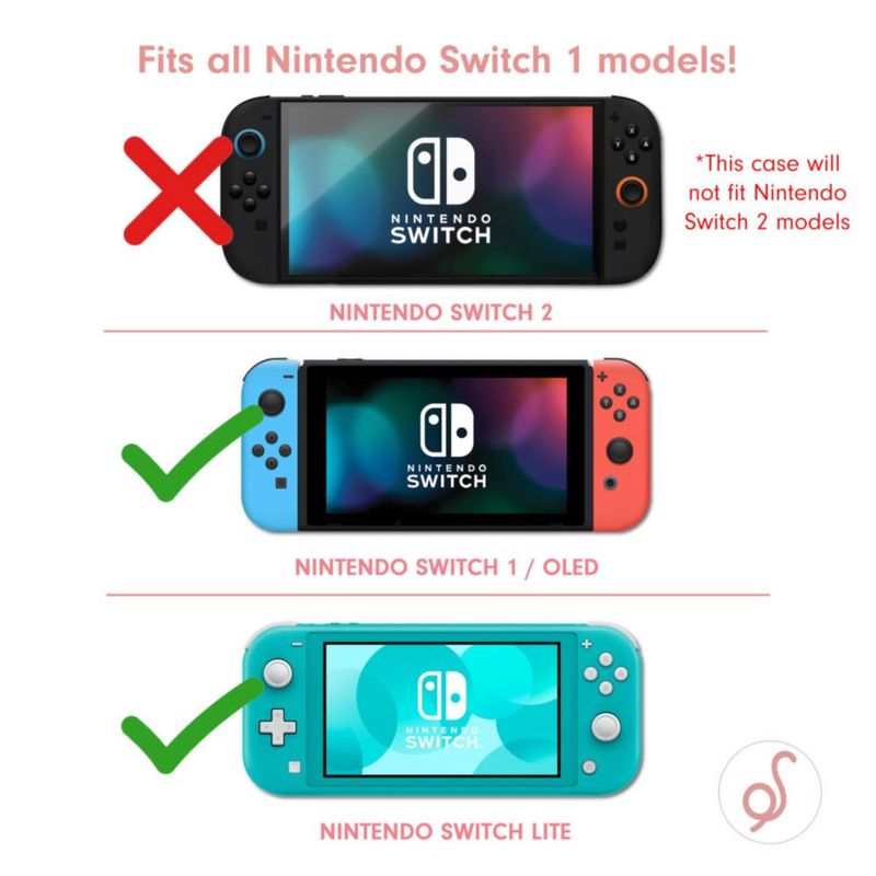Estuche Protectivo Sonix Hello Kitty para Nintendo Switch con Diseño de Cuadrícula