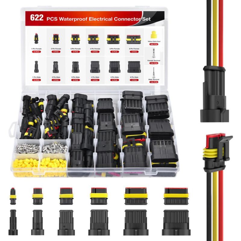 Conector Nilight 622 piezas 1‑6 pines Plug & Play