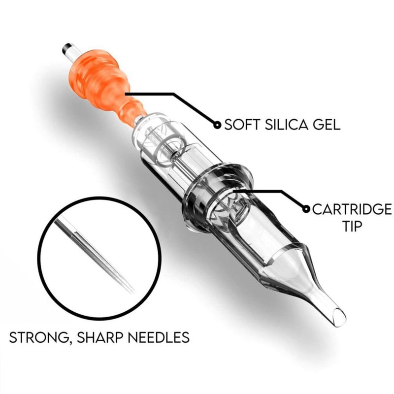 Cartucho de Tatuaje Hildbrandt 0.35 mm - Caja de 20 unidades