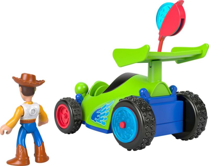 Set de figuras Fisher-Price Imaginext Woody y R.C. de 3 pulgadas