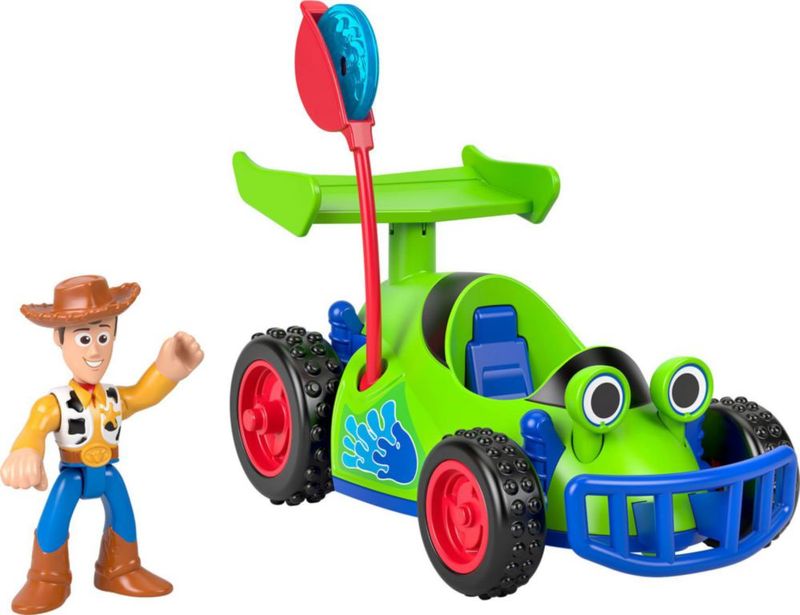 Set de figuras Fisher-Price Imaginext Woody y R.C. de 3 pulgadas