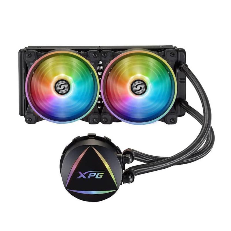 Enfriador de agua para CPU XPG Levante 240 ARGB con 2 ventiladores de 120 mm