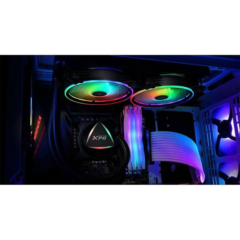Enfriador de agua para CPU XPG Levante 240 ARGB con 2 ventiladores de 120 mm
