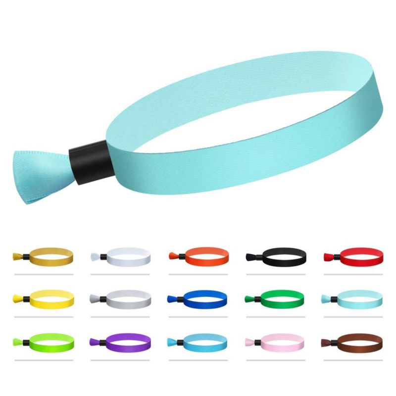 Pulsera desechable Comflora 35 cm Pack de 100 Verde Agua